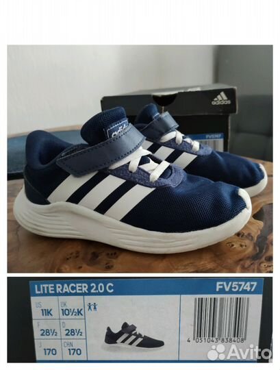 Кроссовки Адидас 28 размер (стелька 18см)