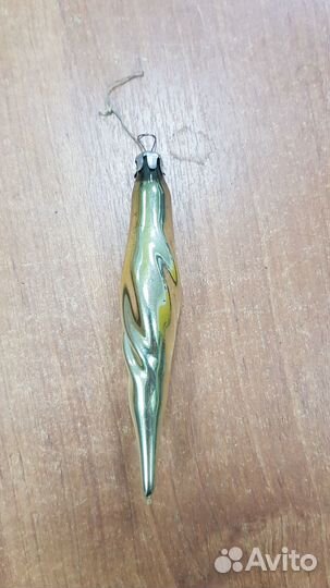 Елочная игрушка СССР сосульки