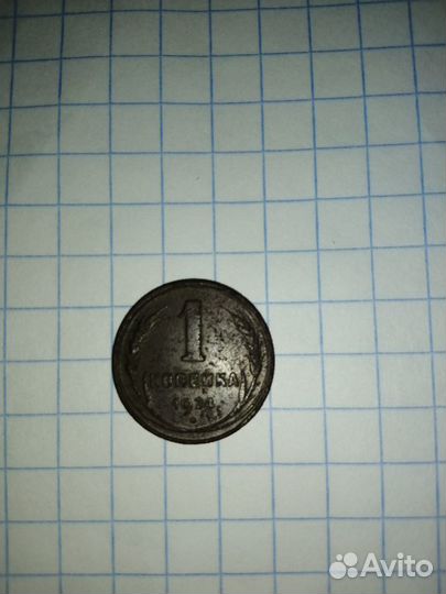 1 копейка 1924г