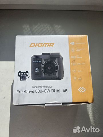 Видеорегистратор digma FreeDrive 600-Gw dual 4K