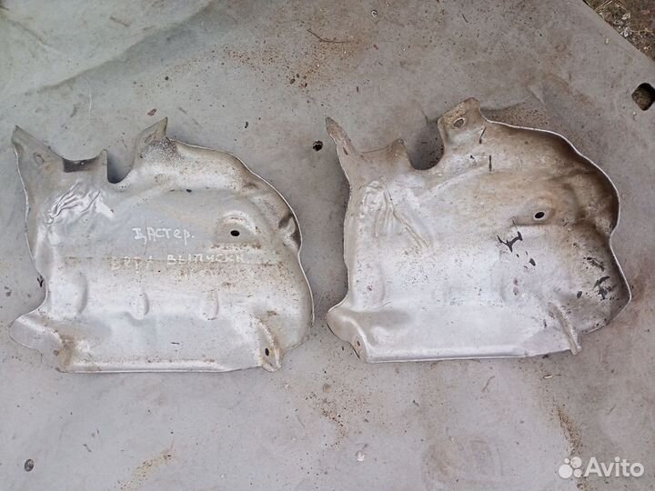 Тепловой экран на renault duster 1