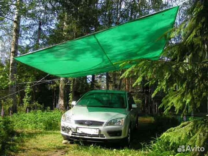 Тент туристический tramp 4х6