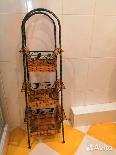 Полка навесная, полка этажерка кованная