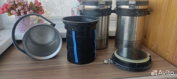 Термос для еды с контейнерами