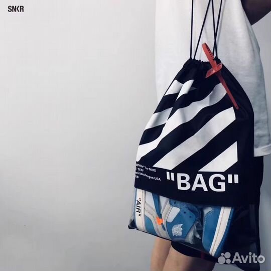 Off-White сумка на шнурке с принтом ZIP-TiE