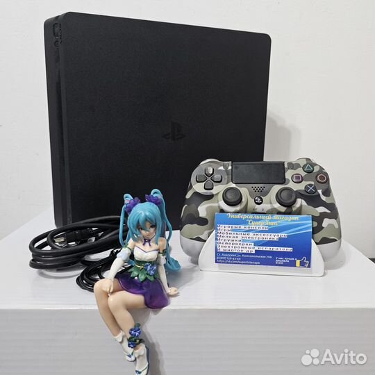 PS4 Slim 500GB с Fifa, GTA. Магазин Гарантия
