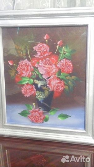 Картина вышивка мозаика