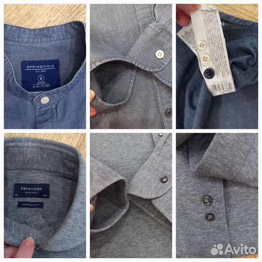 Рубашки брендовые 44 46(М) 164 170 на подростка