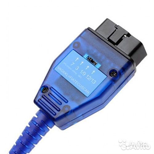 Адаптер VAG KKL 409.1 + fiat ECU scan (чип ftdi)