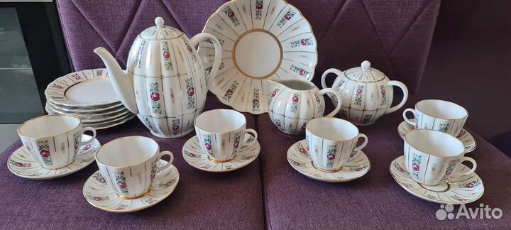 Сервиз кофейный лфз фарфор