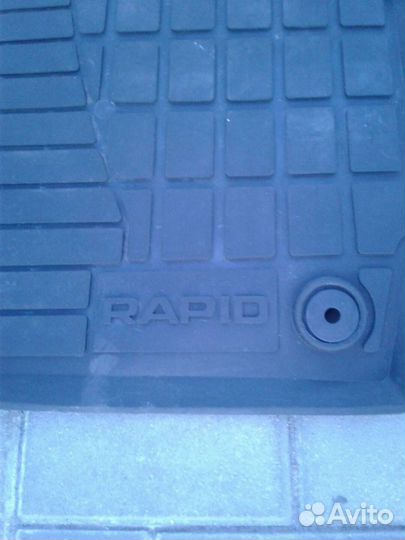 Коврики skoda rapid (новые оригинал)