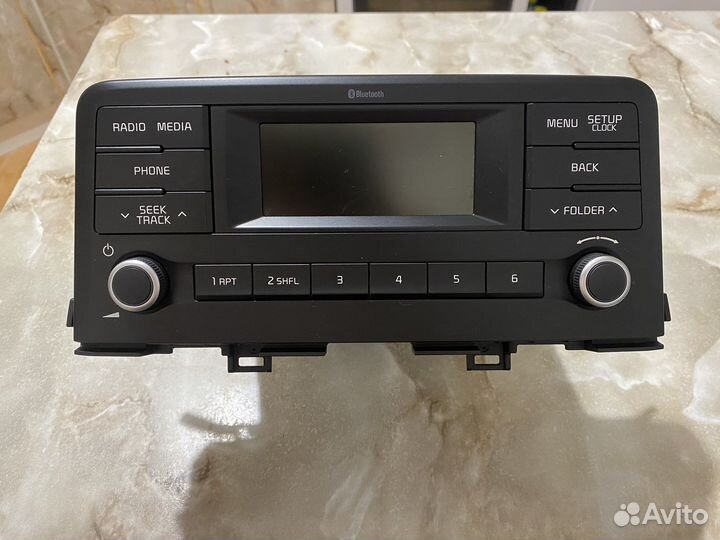 Штатная магнитола на kia picanto с блютузом