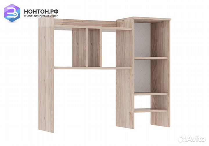 Надстройка для стола Алина 28.01 дуб мария / белый