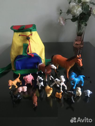 Игрушки из макдональдса, набор животных и др