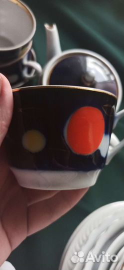 Чашки с чайником