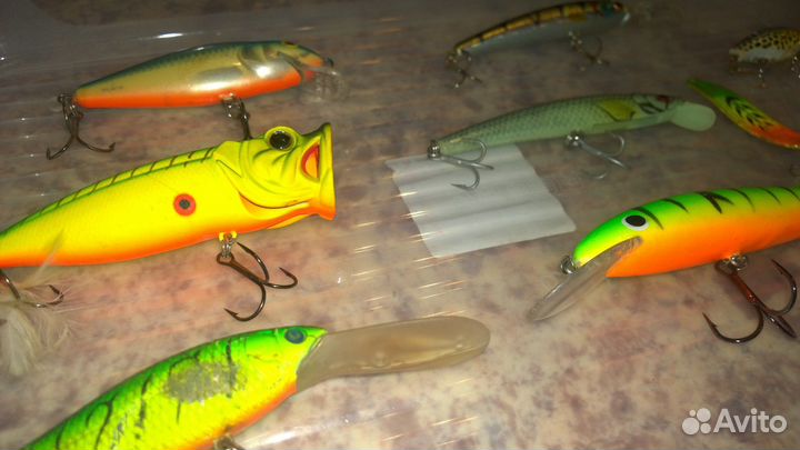 Воблеры комплект (Salmo German Strike Pro Mepps)