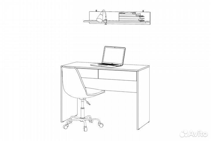 Письменный стол марк 110-5