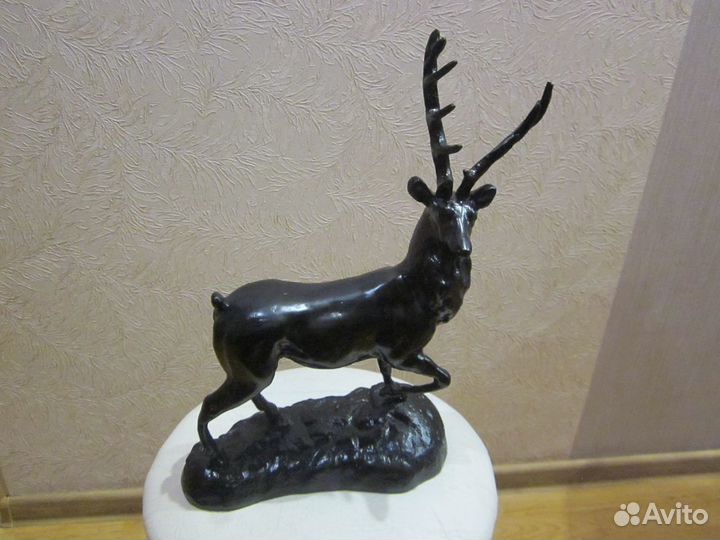 Литье олень силумин