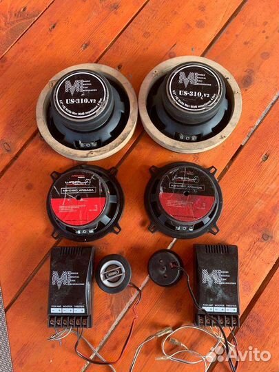 Автомобильные колонки динамики комплект