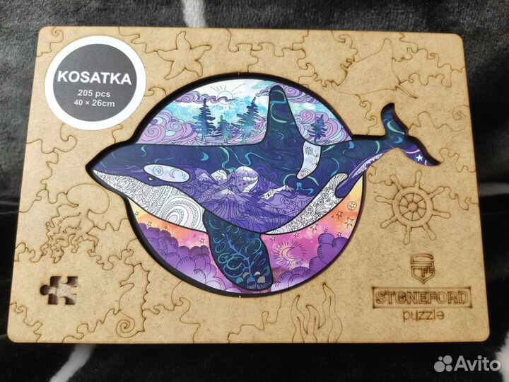 Деревянные пазлы новые