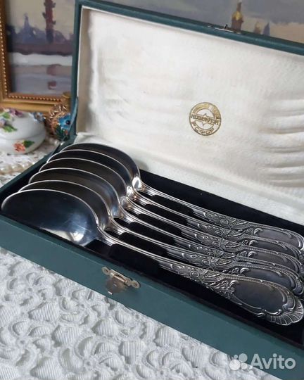 Ложки вилки мельхиор СССР