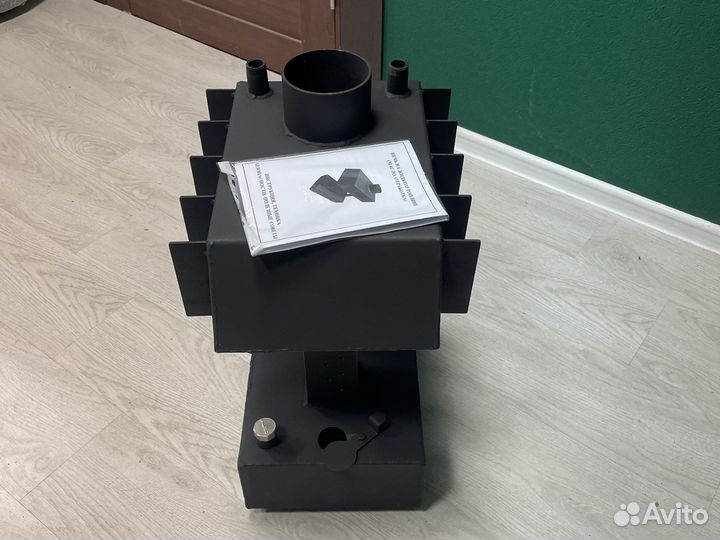 Печь на отработке с водяным контуром