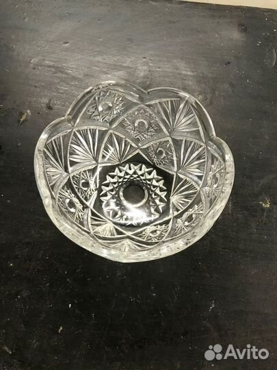 Хрустальная салатница/конфетница
