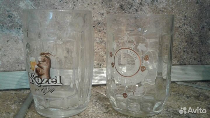 Кружка пивная 0,5(стекло)