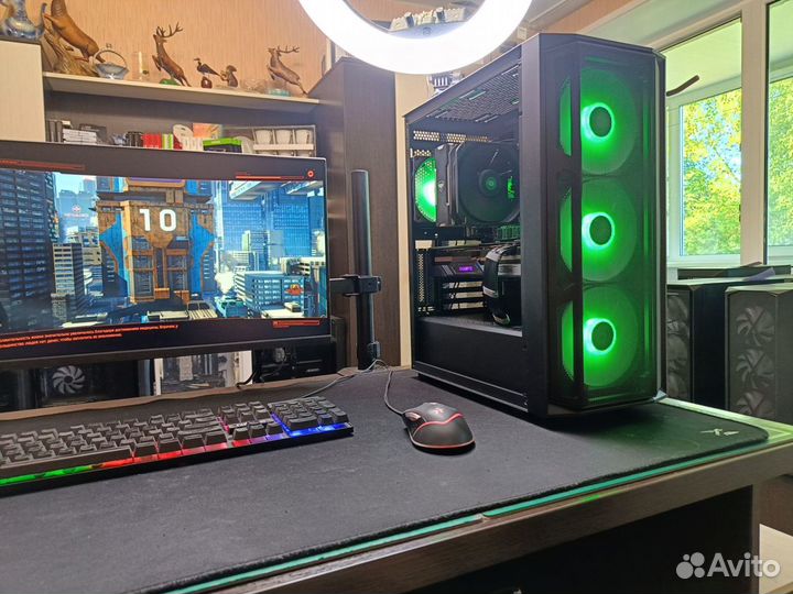 Игровой топ пк Ryzen5 7500F+ RX7700 XT 12Gb+ 32Gb