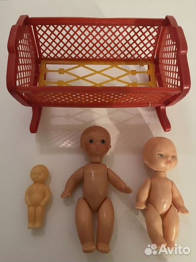 Пупсы, кроватка СССР