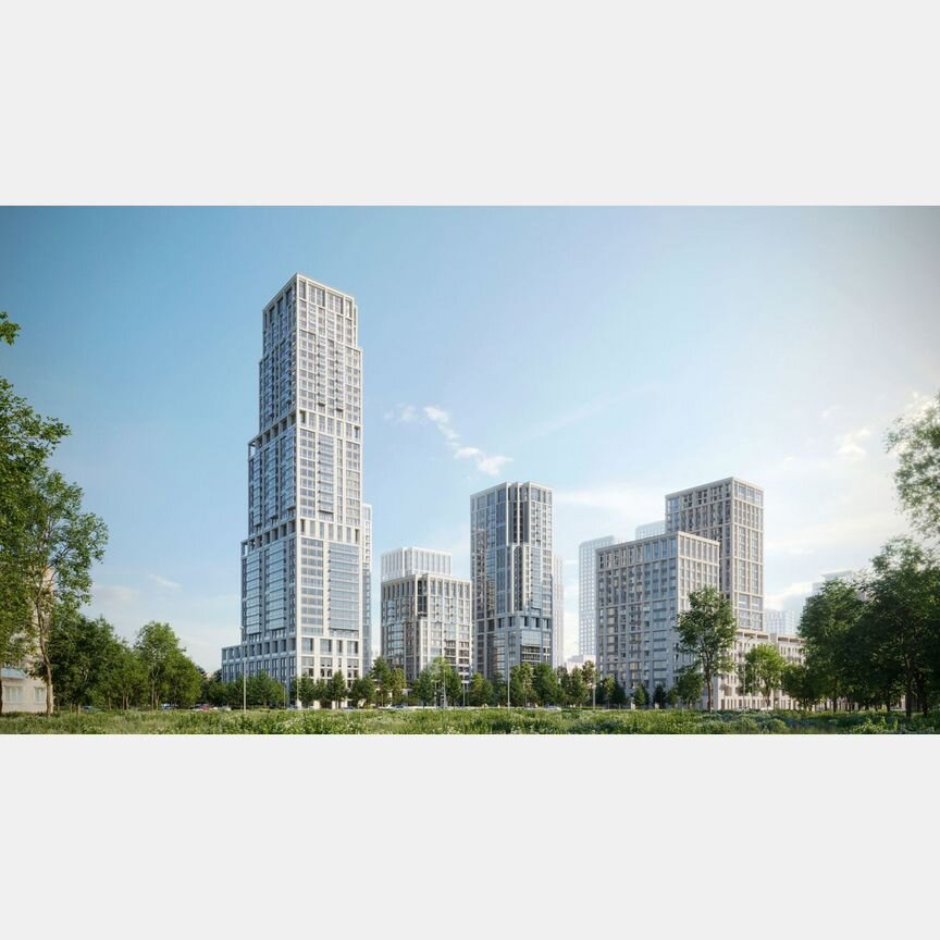 2-к. квартира, 61,2 м², 12/29 эт.