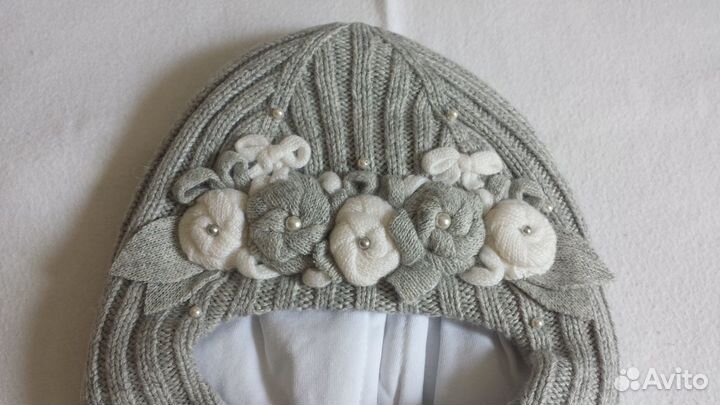 Шапка шлем Chobi, новый, размер XS 44-46 + варежки