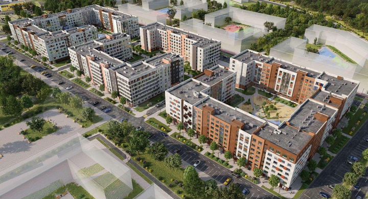 1-к. квартира, 39,9 м², 3/7 эт.