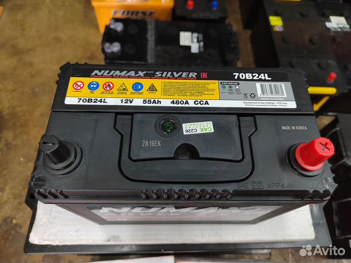 Аккумулятор Numax Silver 55 Ач 480 А обр