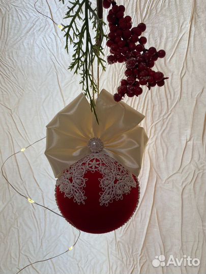 Новогодние шары ручной работы