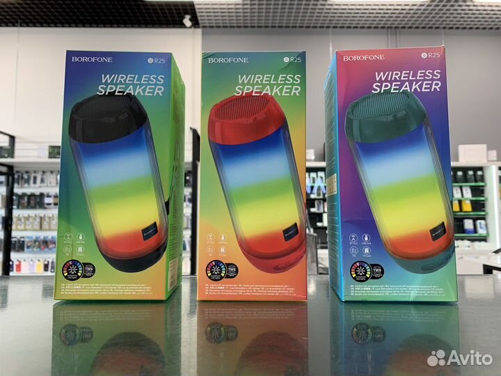 Компактная колонка со светомузыкой