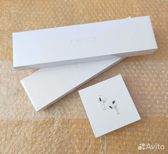 Новые Apple Watch 8 + AirPods 3 поколения