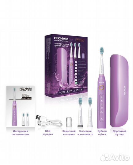 Электрическая зубная щетка prcham