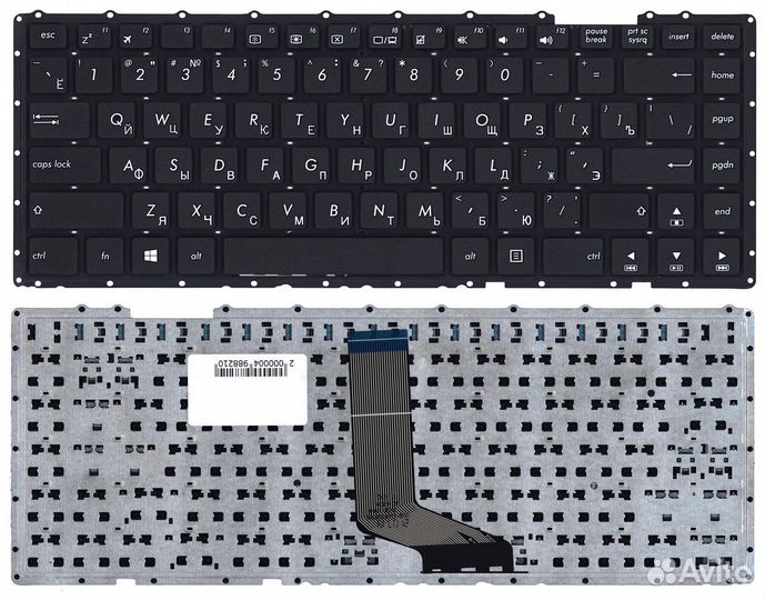 Клавиатура Asus Pro P2440UA черная