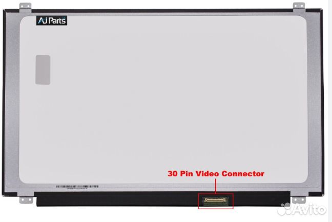 Матрица 15,6 30 pin slim EDP новая (HD)