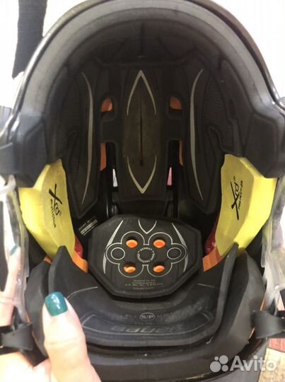 Хоккейный шлем профессиональный bauer S re-akt 75