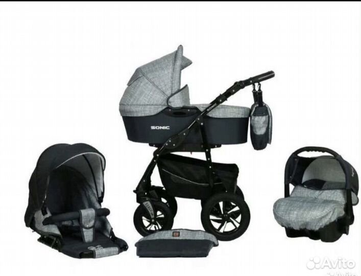 Коляска 3 в 1 верди соник