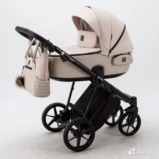 Коляска Adamex Porto Delux 3 в 1 с автолюлькой