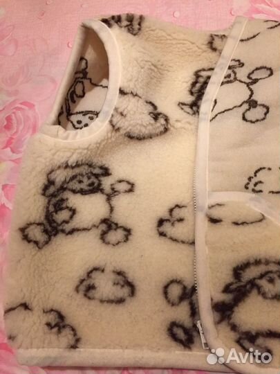 Жилет из овчины детский