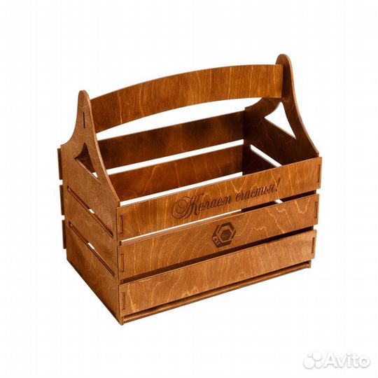Ящик деревянный для вина. Деревянная коробка
