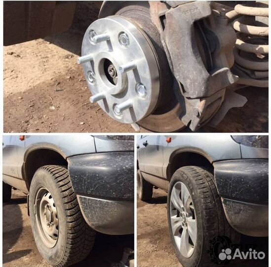 Проставки колесные 1шт Мерседес 5х130 20мм