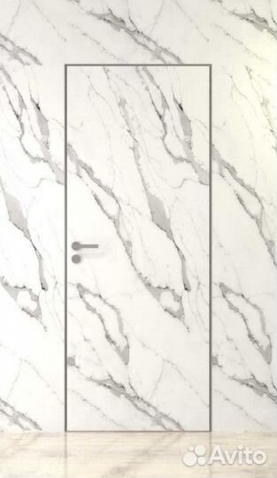 Двери межкомнатные скрытые под покраску, отделку