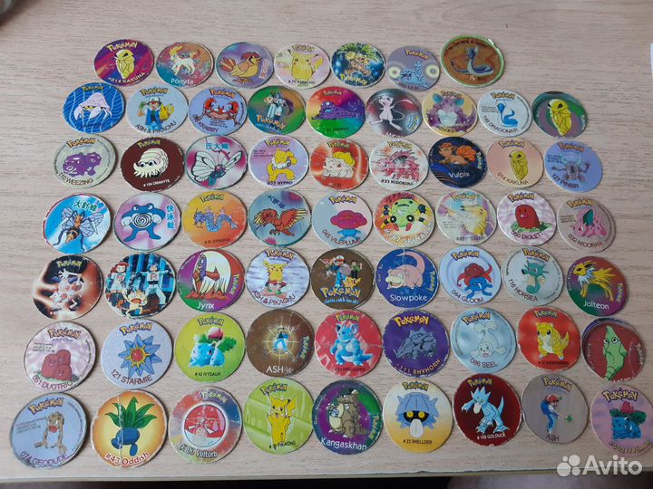 Фишки покемон 150 шт