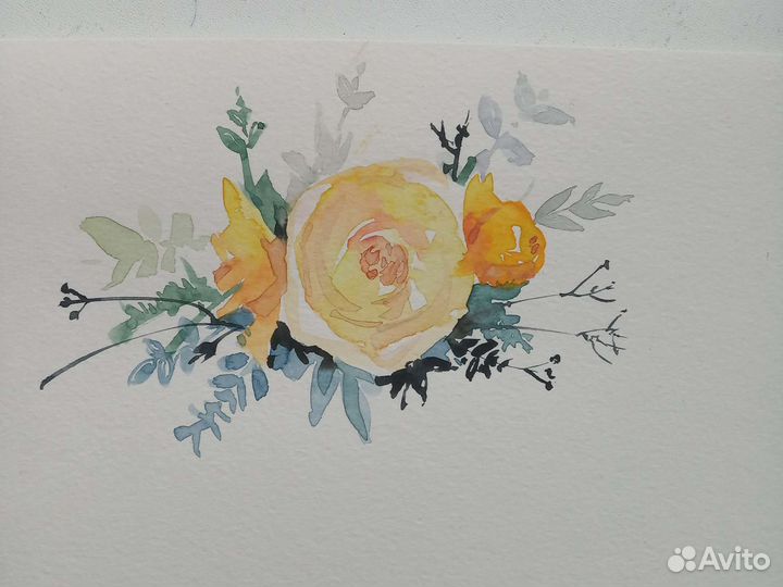Картина акварельная 