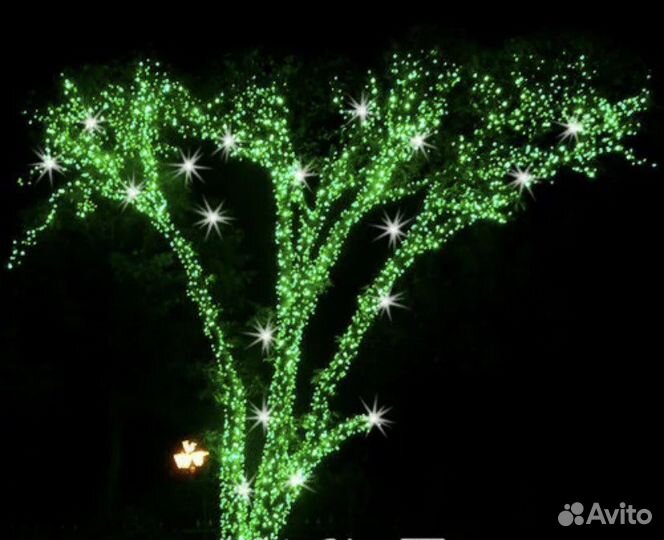 Уличная гирлянда на бабине 50м